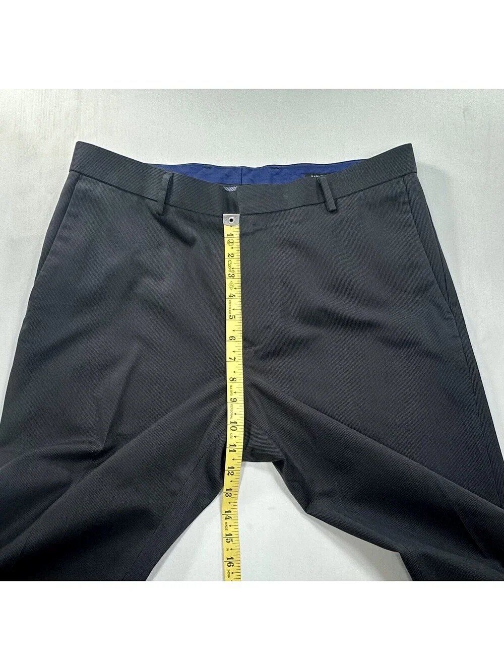 Banana Republic Non-Iron Slim Dress Pants Black Men 33/30